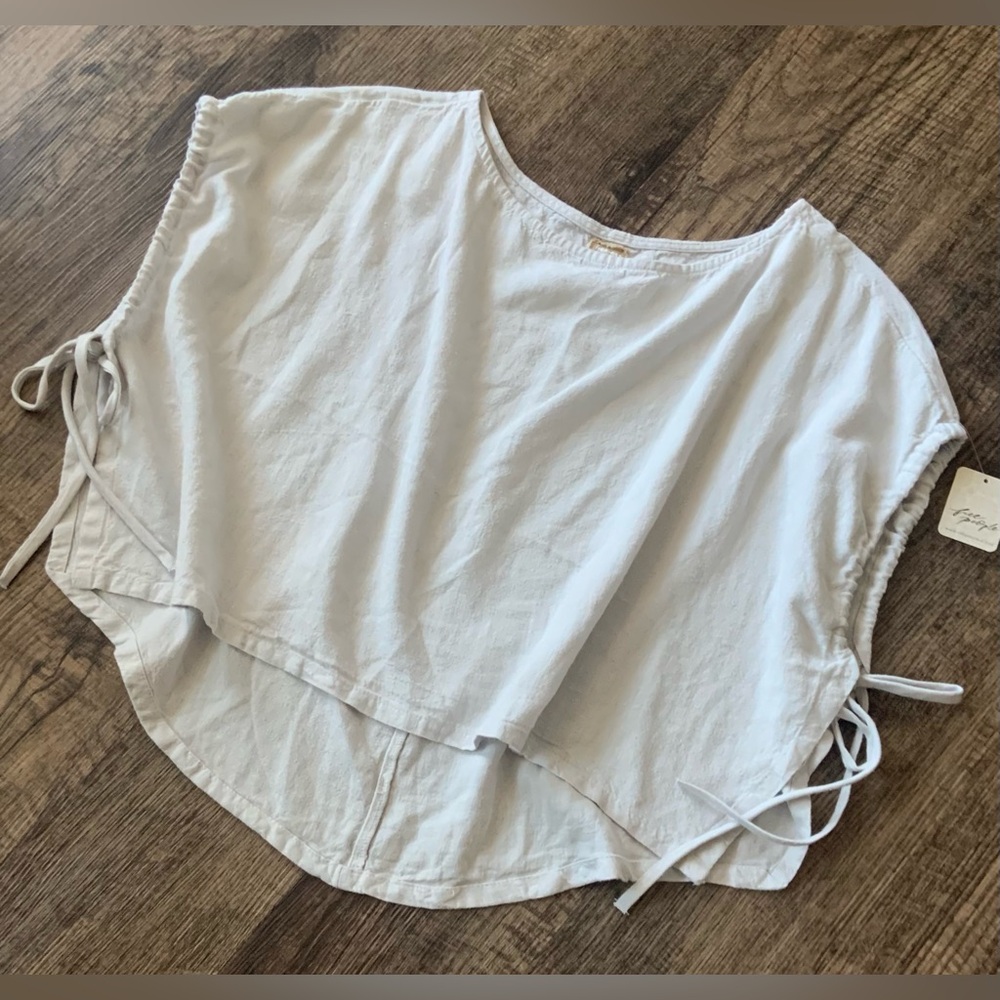 Free People ~ Free-est In-House Collection ~ Luna Linen Top ~ * NWT * - Picture 9 of 12